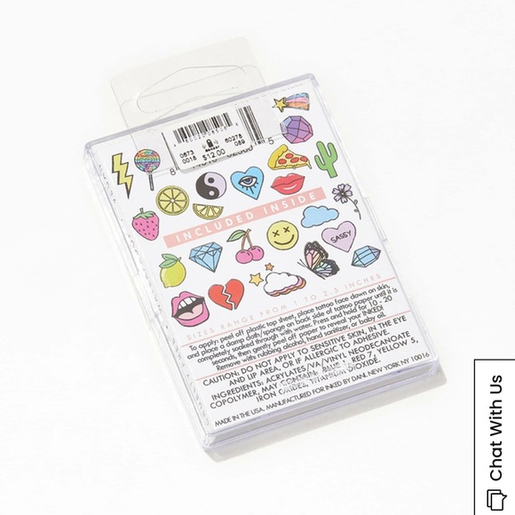 Inked by Dani Colored Cutie Temporary Tattoo Pack - Picture 2 of 2